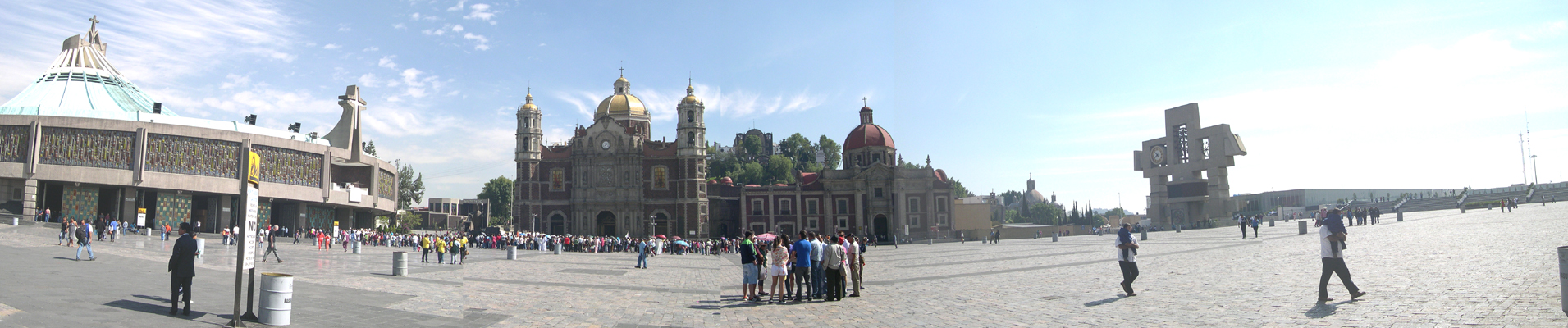 Mexico D.F., Basilica de Guadalupe, panoramico