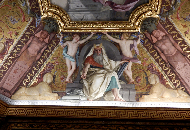 Musei Vaticani, Museo Pio Clementino, ceiling