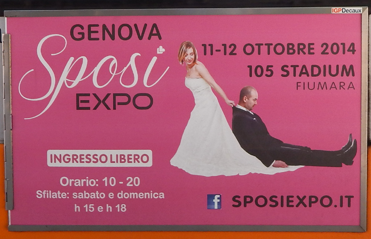 Sposi Expo advertisement, Genova