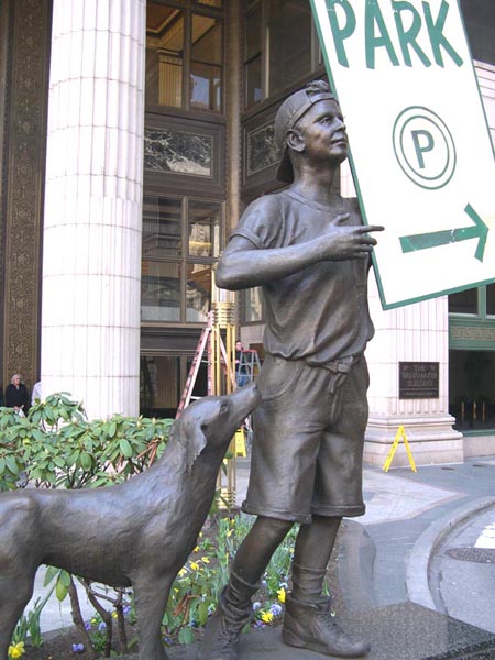 Philadelphia, Boy and Dog statue