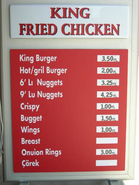 Turkey - King Fried Chicken