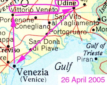Map - Vittorio Veneto - 2005