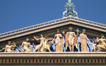 Philadelphia Art Museum - portico (portion)