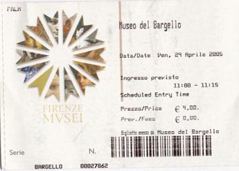 Firenze - Bargello ticket