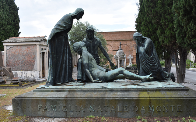 Savona - Cimitero - Tomba Famiglia Natale Damonte - Nanni Servettaz, sculptor