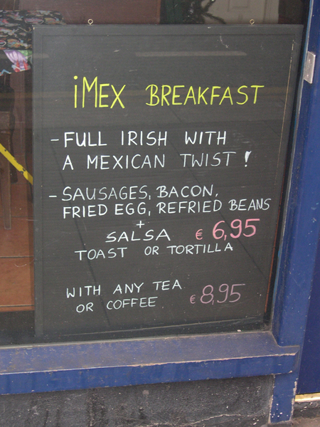 Irish-Mexican Breakfast, Dublin