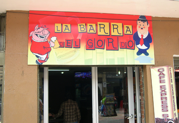 Bogota - Barra del Gordo store