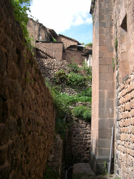 Cusco Cathedral - view from Men's Room