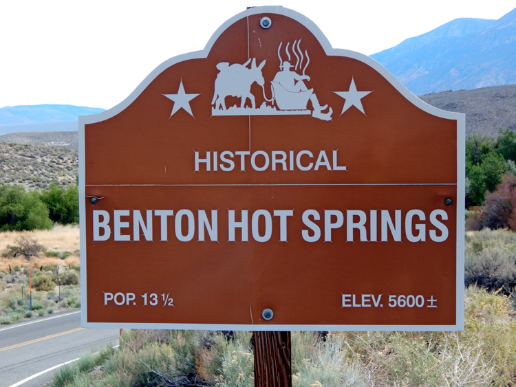 Benton Hot Springs, California - population 13-1/2