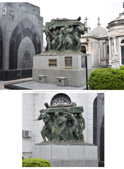 Rosario - El Salvador Cemetery - Frutos monument
