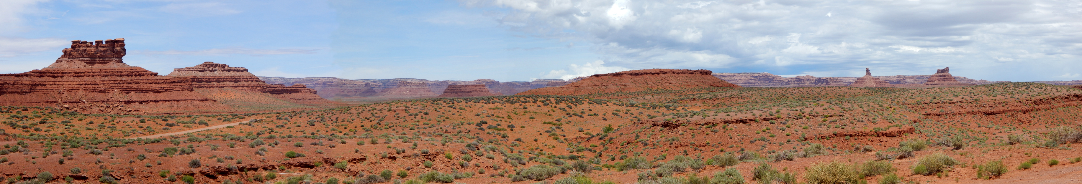 Valley of the Gods, US Route 163, about 3 miles North of Mexican Hat, Utah