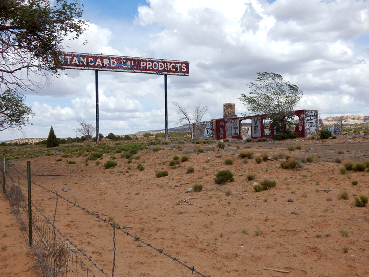 abandoned Standard Oil station, Cow Springs, Arizona