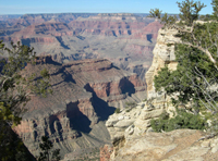 Grand Canyon, from South Rim, Arizona, USA (View 2) (thumbnail)