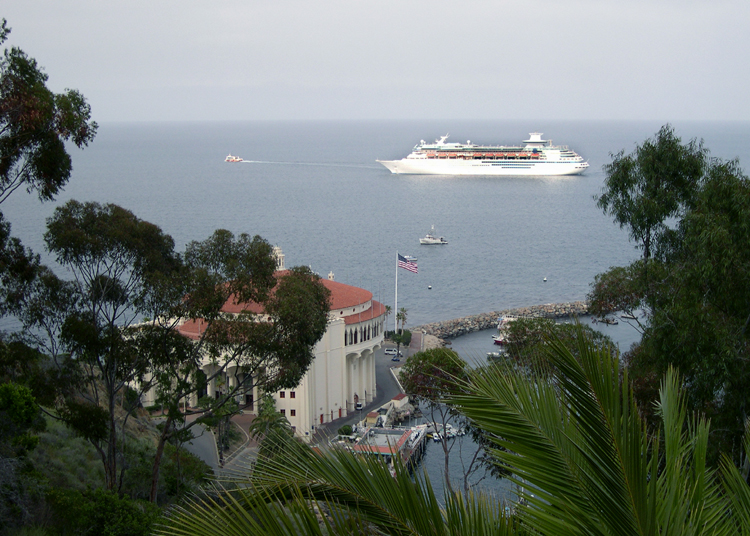 Avalon, Catalina Island - Casino and cruise ship