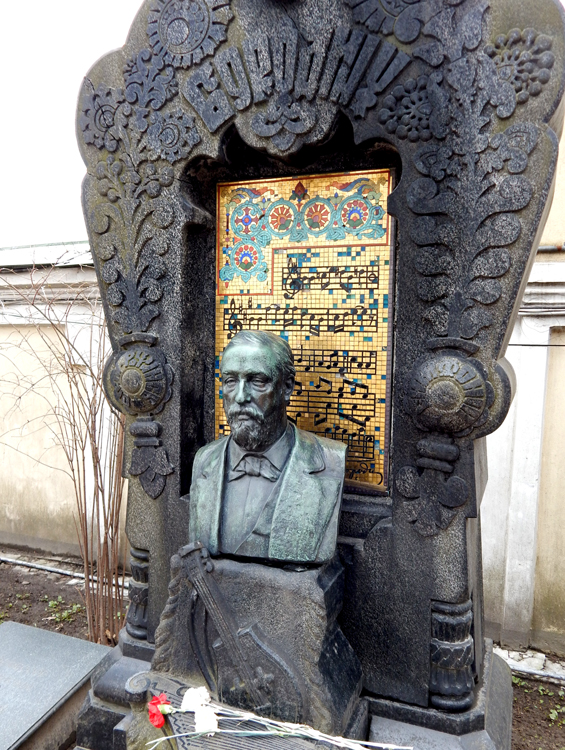 St Petersburg, Nevsky Cemetery - grave of Borodin