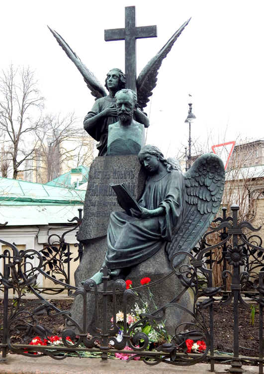 St Petersburg, Nevsky Cemetery - grave of Tchaikowksy