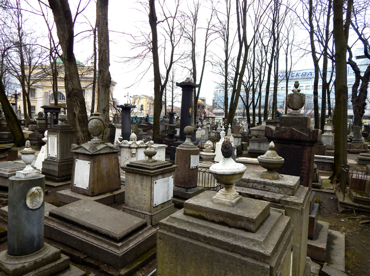 St Petersburg, Nevsky Cemetery - Artists and Writers section