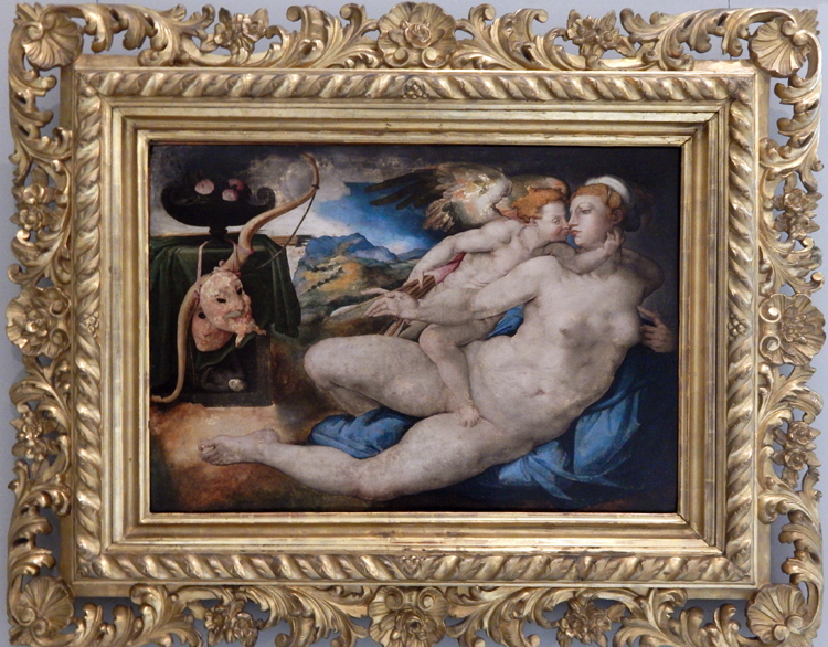 Bucharest Museum - Pontormo painting mislabeled (?) as Bronzino