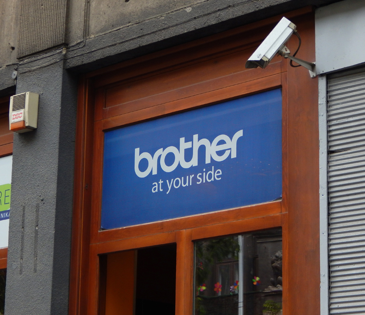 Budapest - Brother store security camera