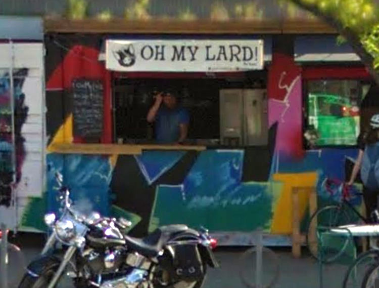 Oh My Lard food stand, Dundas Street West, Toronto