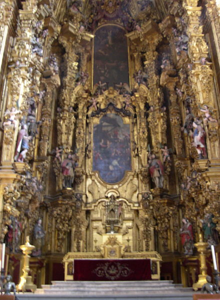 Mexico D.F., Catedral, main altar