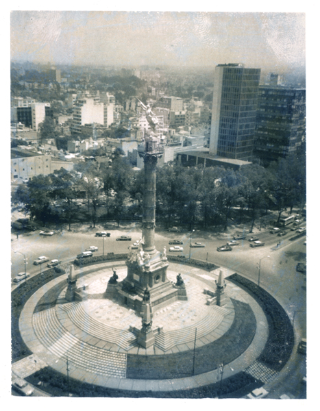 Mexico D.F., Angel de la Independencia, 1965 photo
