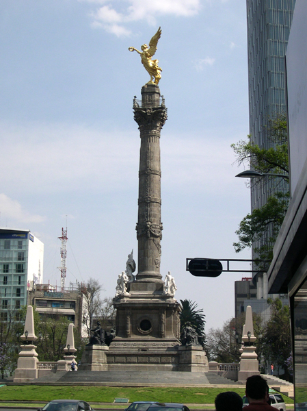 Mexico D.F., Angel de la Independencia (1910)