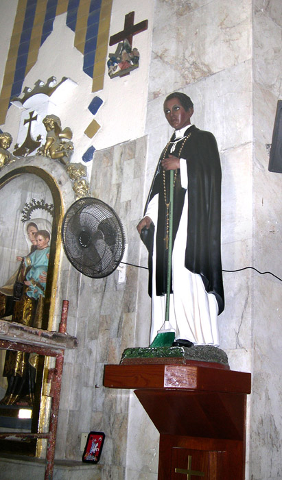 Acapulco Cathedral - Statue of St Martin de Porres