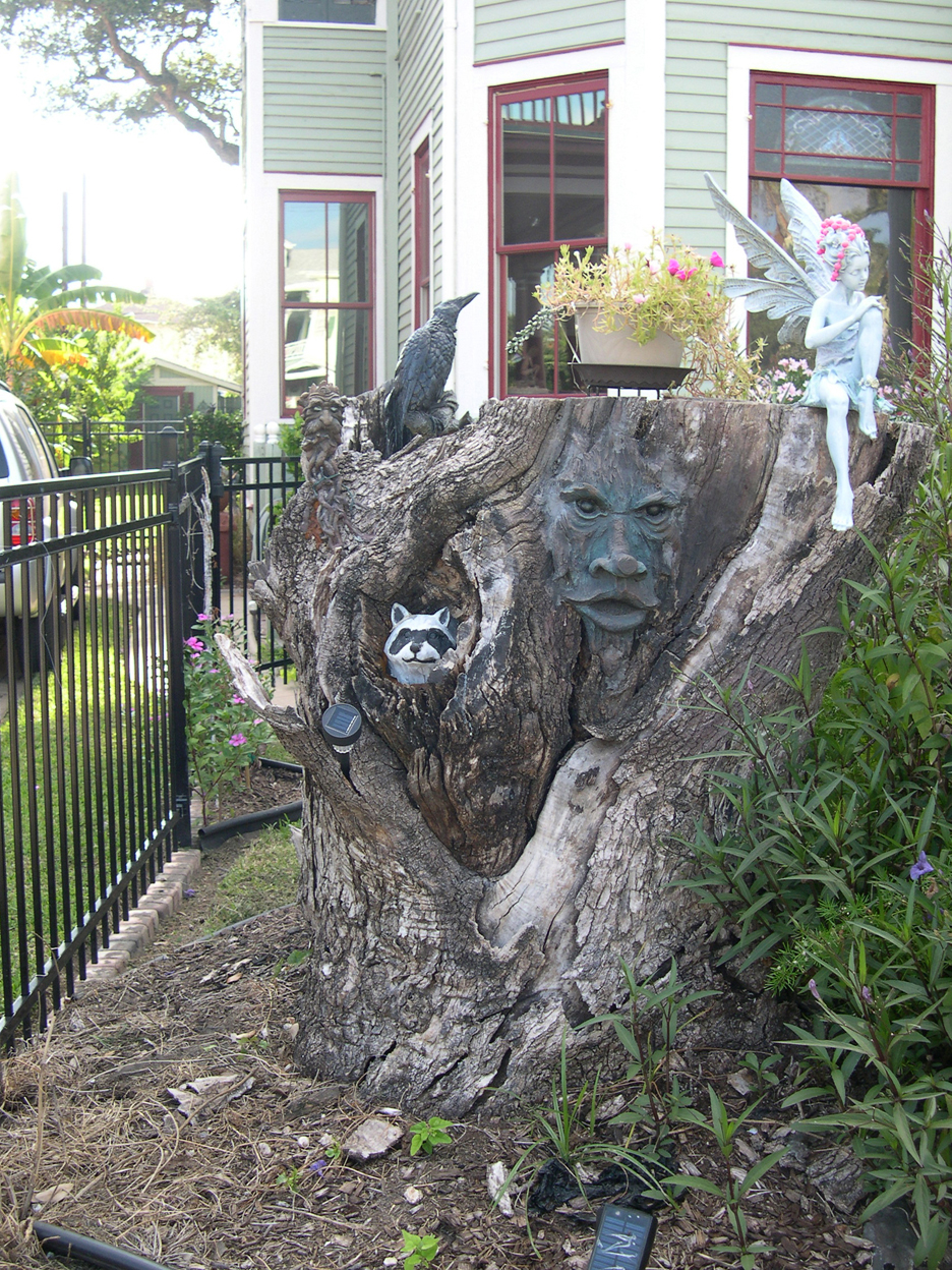 Galveston, Texas - Tree Sculptures 25th Street