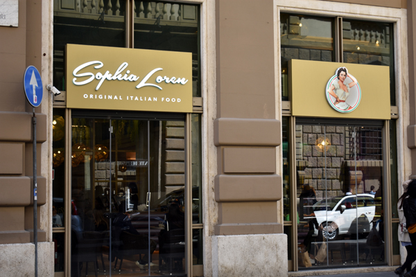 Firenze - Sophia Loren restaurant