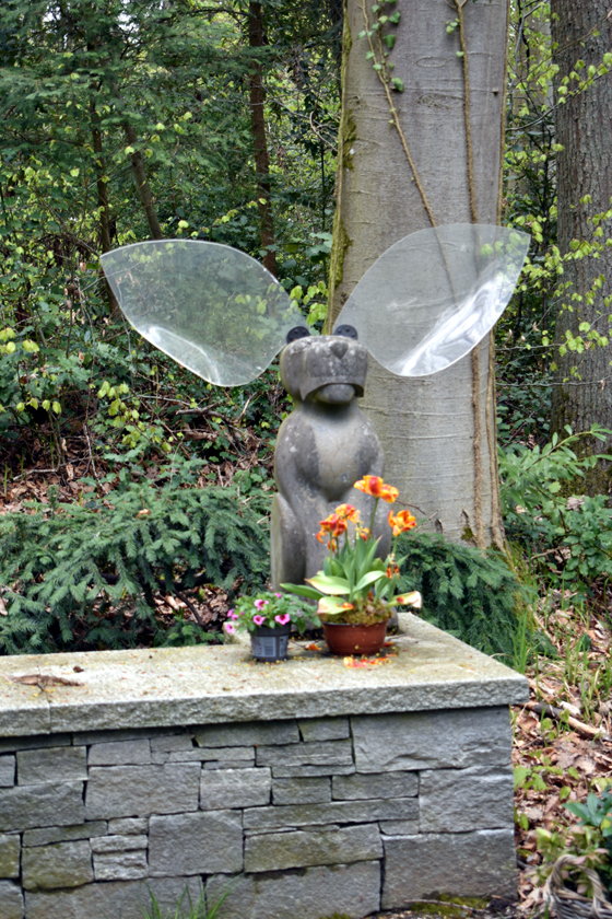 Schaffhausen - sculpture with plastic (?) ears