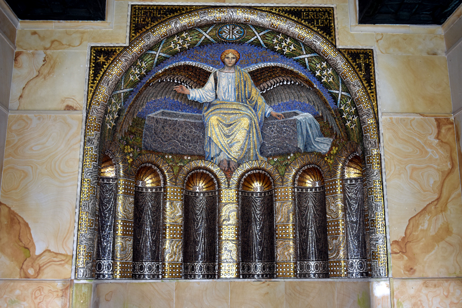 Hannover Engesohde Friedhof - Ebeling mausoleum mosaic