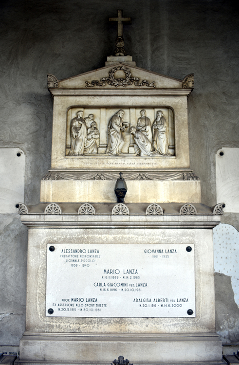 Trieste Cimitero Sant'Anna - Mario Lanza family tomb