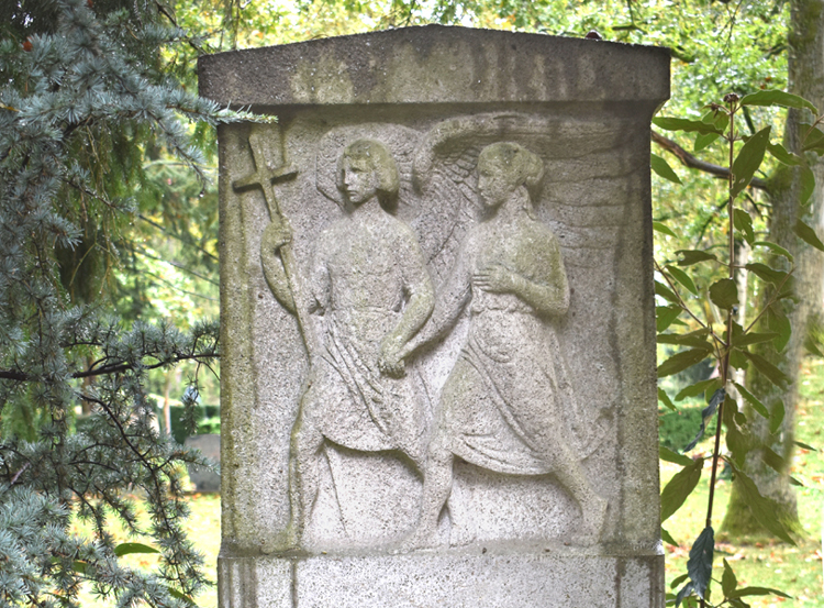 Karlsruhe Friedhof - Grab Binz-Kachel