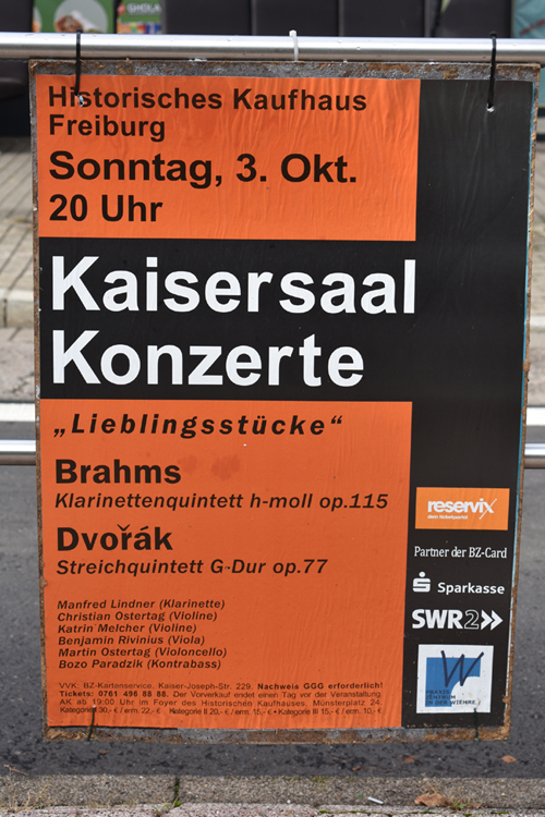 Freiburg Konzert poster