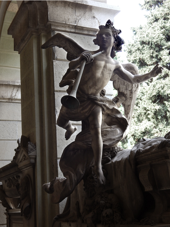 Cimitero Monumentale di Staglieno, Monumento Carlo di G.B. Casella, scultore Giovanni Scanzi