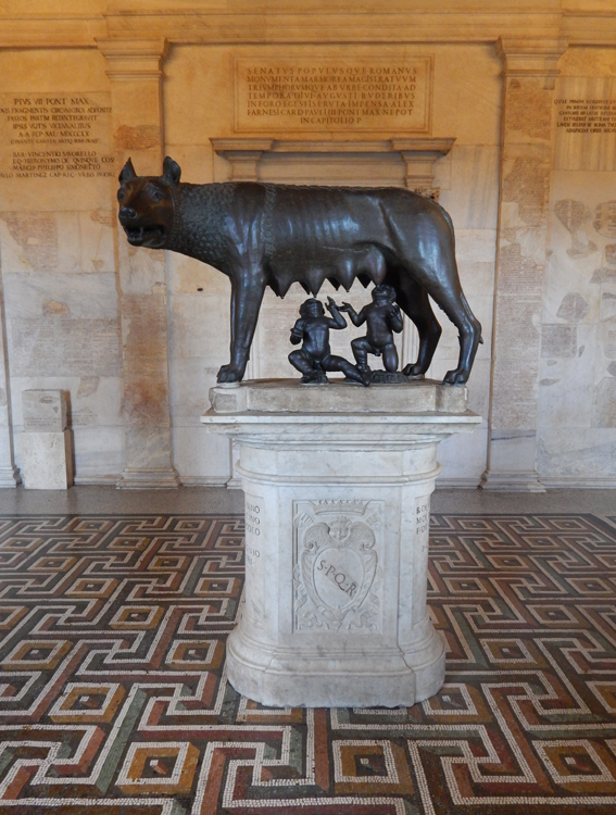 She-Wolf with Romulus and Remus, Musei Capitolini, Roma