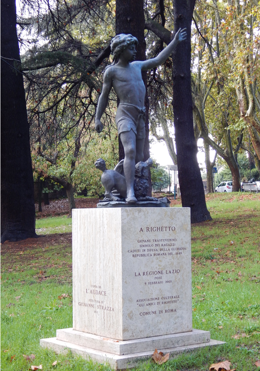 Monumento a Righetto, colle Gianicolo, Roma