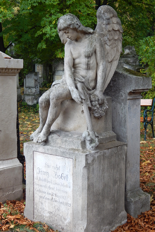 St-Marxer Friedhof, Wien, Grabmal Franz Bobel