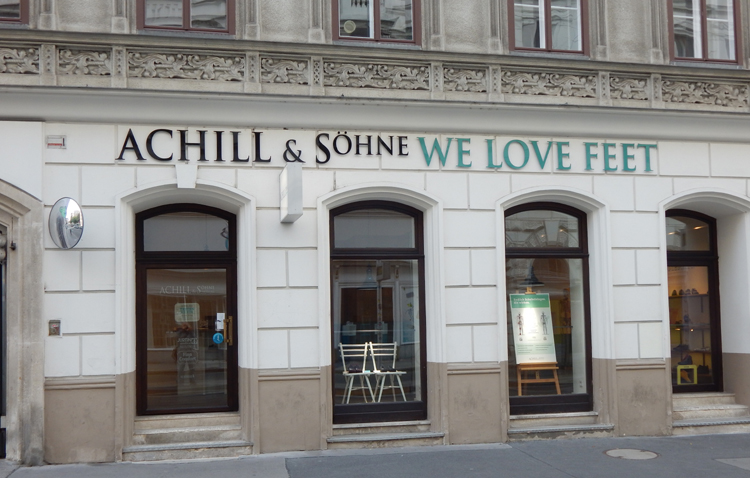 Wien, Achill und Sohne - We Love Feet store