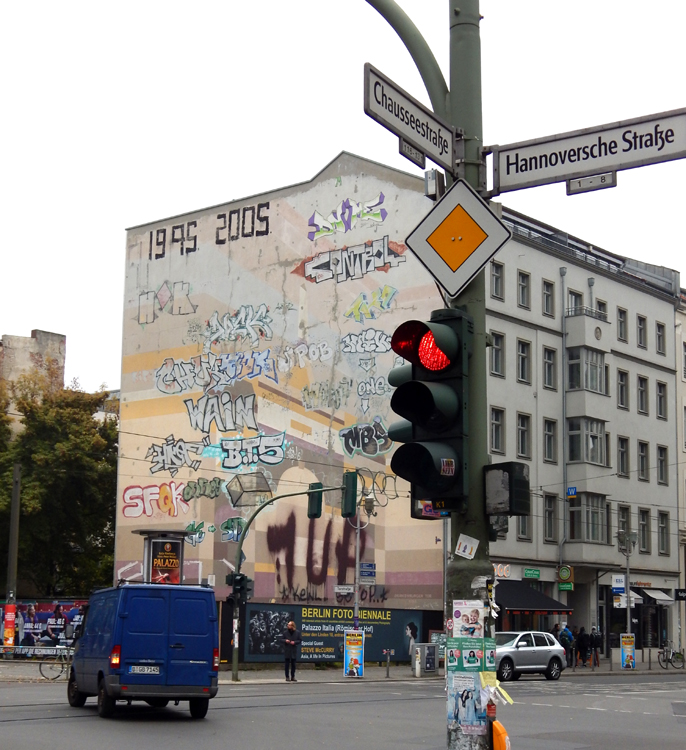 Berlin Chausseestrasse graffiti