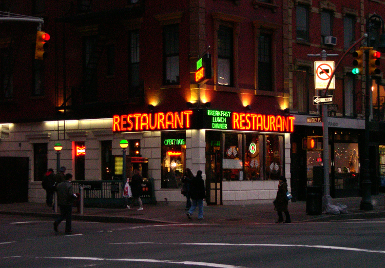 New York - restaurant in The Village 