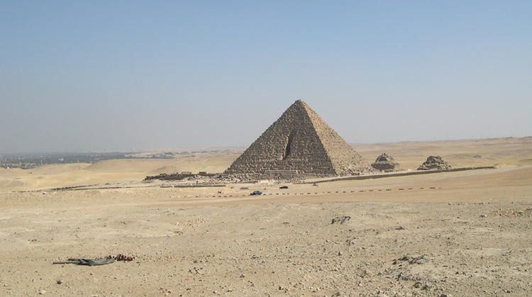 Cairo - Giza Necropolis (Menjaure pyramid)
