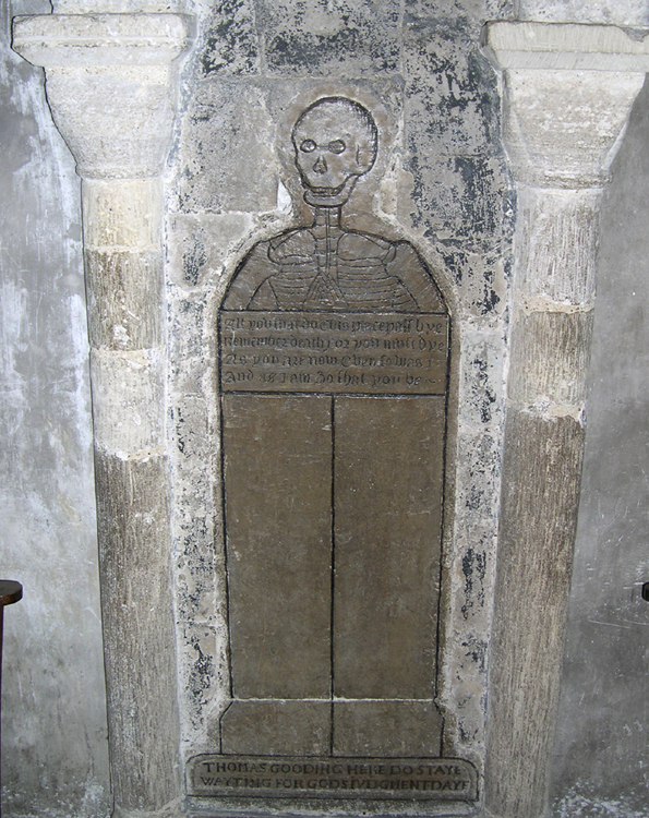 Norwich Cathedral - Thomas Gooding gravestone