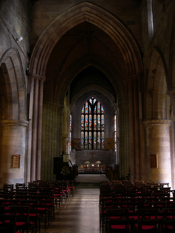 Stirling - Church of the Holy Rude (nave and East window)