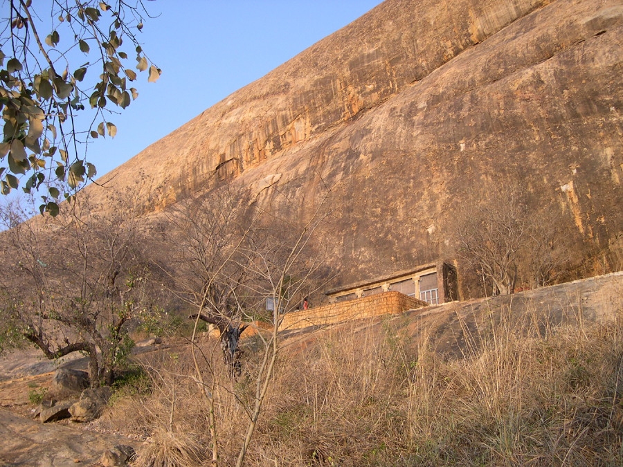 Jain Rock-Cut Cave Temple, Sithannavasal (near Thiruchirapalli)