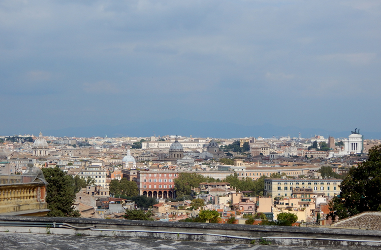 Rome, seen from the Vatican Museum