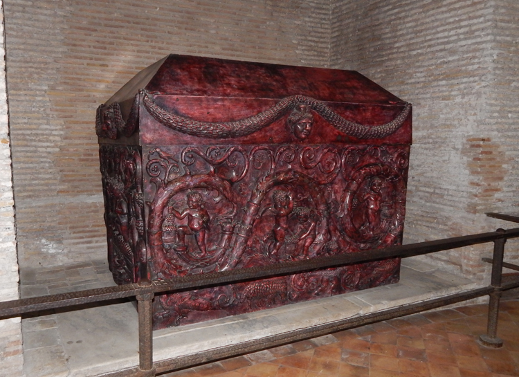 sarcophagus of Constantina (replica), Mausoleo di Santa Costanza, Roma
