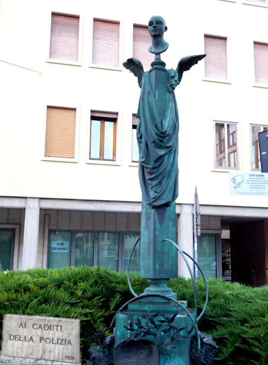 sculpture in memory of Caduti Polizia, Padova