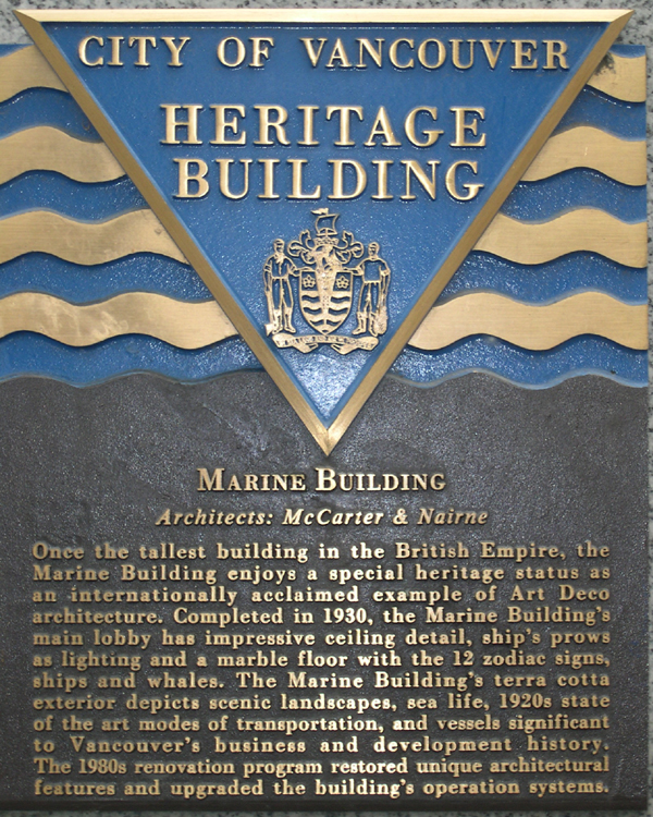 Vancouver - Marine Building
